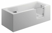 Polimat Avo obudowa wanny boczna 75cm biała 00891