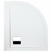 Sanplast Brodzik półokrągły Space Line 90x80x3cm Lewy+ syfon 615-110-0420-01-000