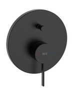 Roca Ona bateria wannowo-prysznicowa podtynkowa Czarny mat A5A0B9ENB0