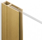 New Trendy Nesta Gold brushed profil poszerzający po stronie ścianki 15 mm złoty szczotkowany PP-0048