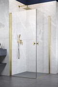 Radaway Nes KDD I Brushed Gold kabina 90x80 szczotkowane złoto 10021090-99-01L/10021080-99-01R