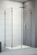 Radaway Arta Kds II kabina 110x90cm prawa szkło przejrzyste 386521-03-01L+1386104-03-01+386111-03-01