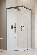 Radaway Idea Kdd Brushed GunMetal kabina 75x120cm szczotkowany grafit 387066-92-01L/387064-92-01R