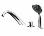 Blue Water Rogo bateria wannowa 3-otworowa chrom ROG-BWW.080C