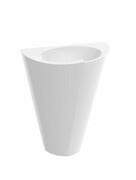 Marmorin Zora S umywalka stojąca bez otworu biały połysk PS531020600