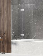 New Trendy Avexa parawan nawannowy 2-częściowy 140x150 cm lewy przejrzyste EXK-1962