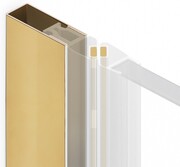 New Trendy Avexa Gold Shine profil poszerzający do drzwi wnękowych 10 mm złoty połysk PP-0031