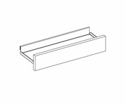 Elita For All półka 40cm Anthracite mat 168451