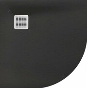 Roca Terran 90x90cm brodzik półokrągły konglomeratowy onyx AP10538438401640