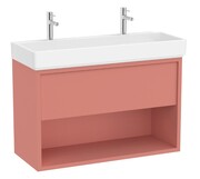 Roca Tura Unik zestaw szafka z umywalką 100x43x60 TERAKOTA A852038560