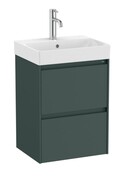 Roca Ona Unik zestaw szafka z umywalką 45x36x64 ZIELONY MAT A851681513