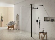 New Trendy New Modus Black kabina Walk-In 110x30cm przejrzyste EXK-0092/EXK-0088/EXK-0088