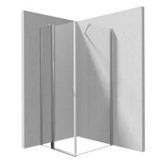 Deante Kerria Plus kabina kwadratowa 80x80x200 cm Chrom KKN0U08S08