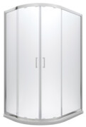 Besco Modern kabina asymetryczna 100x80x190cm przejrzyste MA-108-190-C