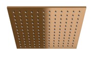 Kohlman Axel Brushed Copper deszczownica kwadratowa 25x25 cm miedź szczotkowana Q25EBC **ZAPYTAJ O RABAT!**