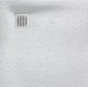 Roca Terran 100x100cm brodzik kwadratowy konglomeratowy perłowy AP1033E83E801630