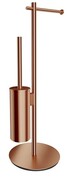 Omnires Modern Project stojak na papier i szczotkę toaletową miedź szczotkowana MP60810CPB