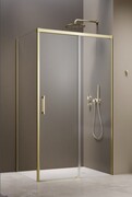 Radaway Idea 6 Kdj Brushed Light Gold kabina 110x100cm prawa szczotkowane jasne złoto 387041-98-01R/387052-98-01L