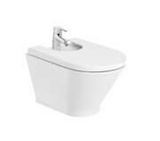 Roca Gap Round bidet wiszący z ukrytymi mocowaniami SUPERGLAZE A3570N6S00