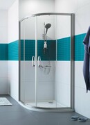 Vitalle Garda kabina półokrągła z drzwiami przesuwnymi 80x80 cm przezroczyste CU0601069322