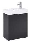 Roca Mini-N Zestaw łazienkowy Unik 45x25x57 cm cm CZARNY MAT A852445532