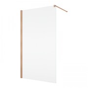 Ronal ANNEA ANT1 Ścianka wolnostojąca Walk-in 100x200 cm z profilem przyściennym miedź szczotkowana ANT110002707