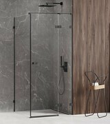 New Trendy Avexa Black kabina kwadratowa 120x120x200 cm przejrzyste prawa EXK-1607
