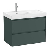 Roca Ona Unik zestaw szafka z umywalką 80x46x64 ZIELONY MAT A851692513