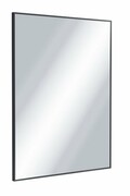 Excellent Kuadro lustro wiszące w ramie czarny mat 80x60 cm DOEX.KU080.060.BL