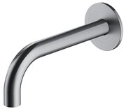 Omnires Y wylewka wannowa ścienna nikiel szczotkowany WDYNI