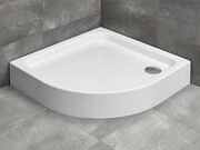 Radaway Brodzik półokrągły Siros A 80x80 Compact na podstawie styropianowej ze zintegrowaną obudową SBA8817-2 __DARMOWA DOSTAWA__