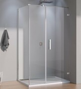 SanSwiss Pur PU31 Kabina prysznicowa 140x90cm prawa szkło przejrzyste PU31PD1401007/PUDT3P0901007