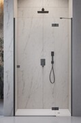 Radaway Essenza Brushed GunMetal Dwj drzwi wnękowe 110cm prawe szczotkowany grafit/szkło przejrzyste 1385015-92-01R