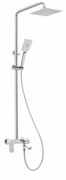 Deante Alpinia zestaw prysznicowo-wannowy natynkowy chrom NAC 01AM