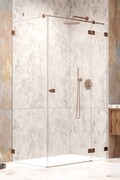 Radaway Essenza Pro 8 Brushed Copper Kdj kabina 100x110cm prawa szczotkowana miedź/szkło przejrzyste 10480612-01-01R/10520345-93-01R/10540110-01-01