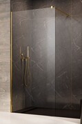 Radaway Modo X Gold II kabina Walk-in 100-160×250-300 złoto/szkło przejrzyste 10mm 389409-09-01
