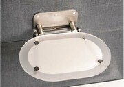 Ravak Siedzisko Ovo chrome Clear nierdzewne do kabin prysznicowych B8F0000029