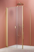 Radaway Nes 6 Kds I Brushed Light Gold kabina 140x100cm lewa szczotkowane jasne złoto 10023140-98-01L/10043100-98-01