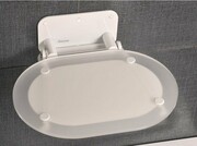 Ravak Siedzisko Ovo chrome Clear białe do kabin prysznicowych B8F0000028