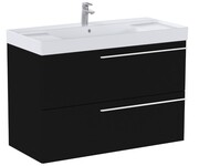 Roca Ella szafka 98x44x63 CZARNY MAT A857771532