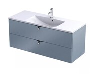 Oristo Siena szafka podumywalkowa wisząca 120x50x45cm szaroniebieski mat OR45-SD2S-120-16