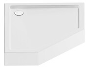 New Trendy New Azura brodzik akrylowy pięciokątny 80x80x15 cm biały B-0414