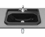 Roca Carmen umywalka blatowa 60x45 czarna A3270A5560