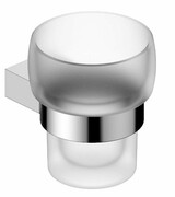 Vitalle BRESSO szklanka z uchwytem szkło mrożone chrom 3406030150