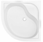 Atrium Brenta brodzik półokrągły 90x90 cm QF1-90