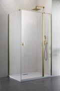 Radaway Nes Kdj II Brushed Gold kabina 90x75cm prawa szczotkowane złoto 10032090-99-01R/10039075-01-01