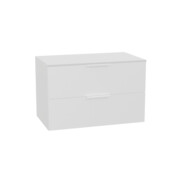 Excellent Tuto 2.0 szafka wisząca front gładki wysoki 80x50x46,5 cm biały połysk MLEX.2172.K.80.021W.WHWH