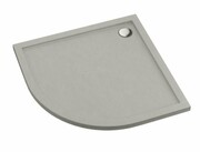 Schedpol Schedline Sharper Cement Stone brodzik półokrągły 80x80x4,5cm 3S.S1O-8080/CT/ST