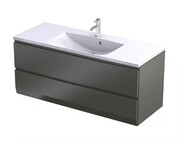 Oristo Brylant szafka podumywalkowa wisząca 119x50x45 oliwkowy mat OR36-SD2S-120-17-V3