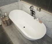 Sanitti Otto wanna wolnostojąca 168x78 + syfon klik-klak biała PU627021680 ** RABAT W KOSZYKU **